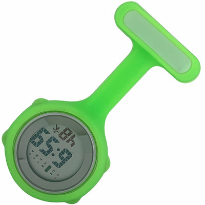 Silicone Pin-on Nurse Watch - Digital