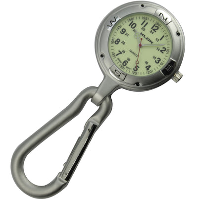 Large Dial Carabiner Clip-on Style Watch - KLOX with Lumo Dial