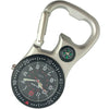 Clip-on Carabiner Watch with Compass & Bottle Opener - KLOX with Black Dial