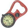 Clip-on Carabiner Watch with Compass & Bottle Opener - KLOX with Lumo Dial