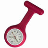 Silicone Pin-on Nurse Watch - Sweeping White Dial
