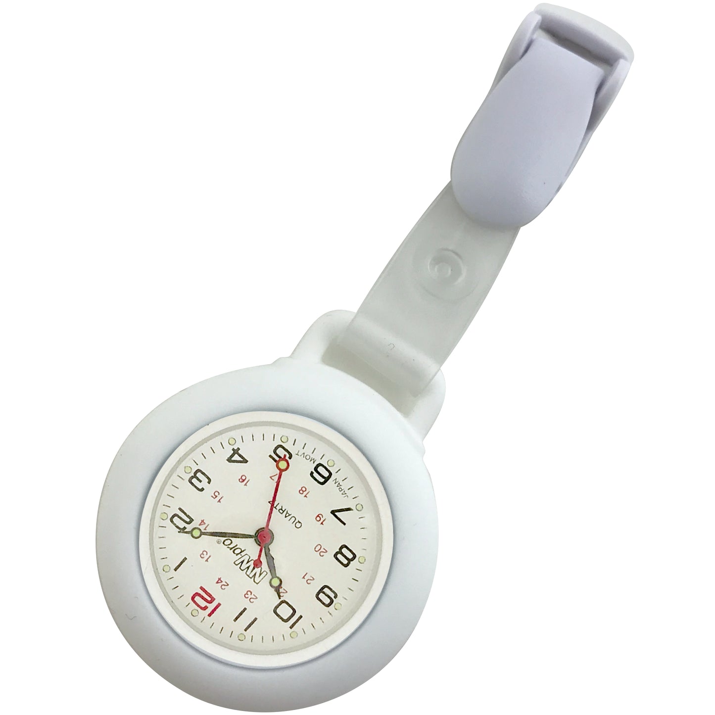 Clip-on Nurse Watch - Non-Glass Dial