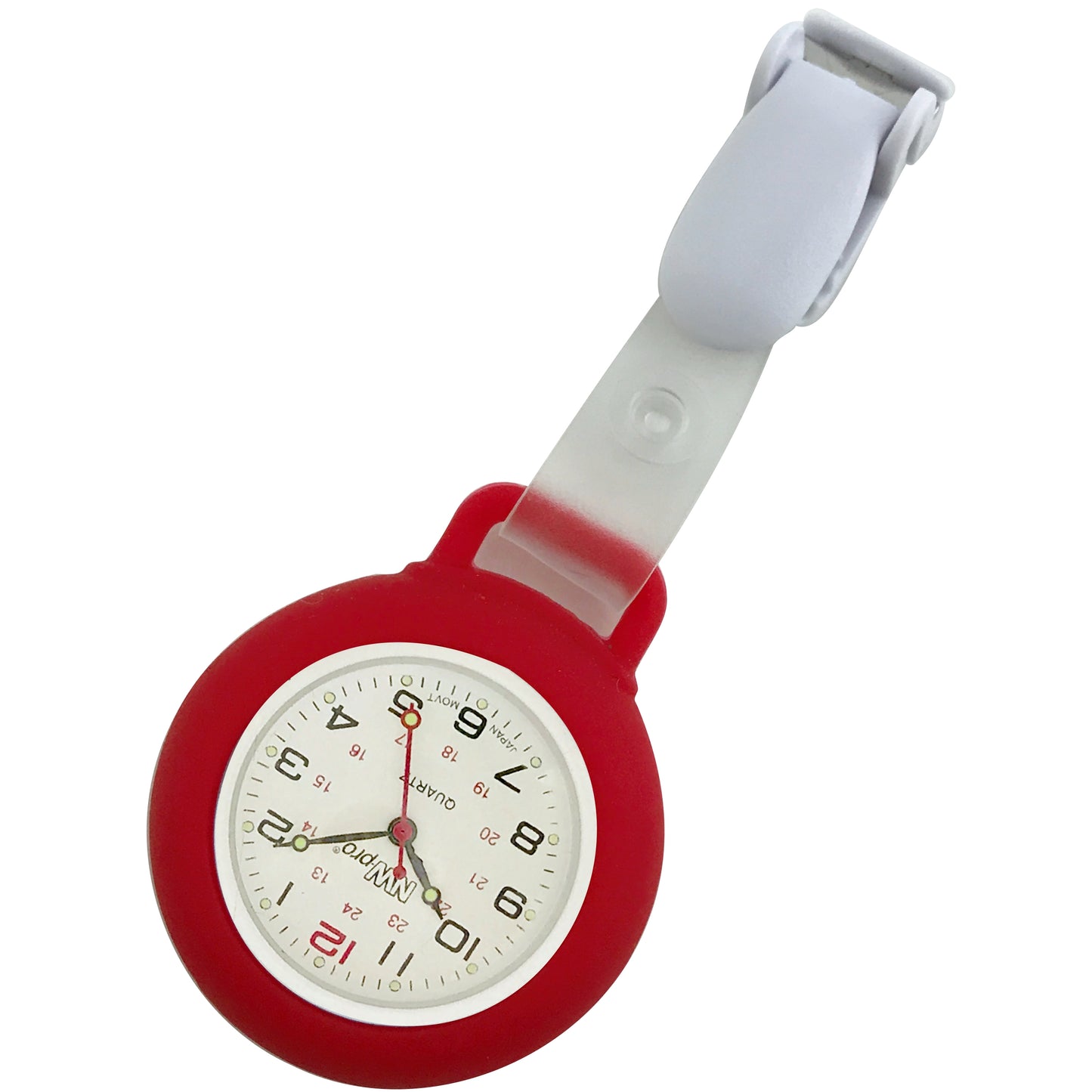 Clip-on Nurse Watch - Non-Glass Dial