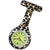 Silicone Pin-on Nurse Watch - Animal Print - Luminescent Dial