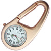 Clip-on Carabiner Watch - Compact with White Dial