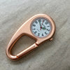 Clip-on Carabiner Watch - Compact with White Dial