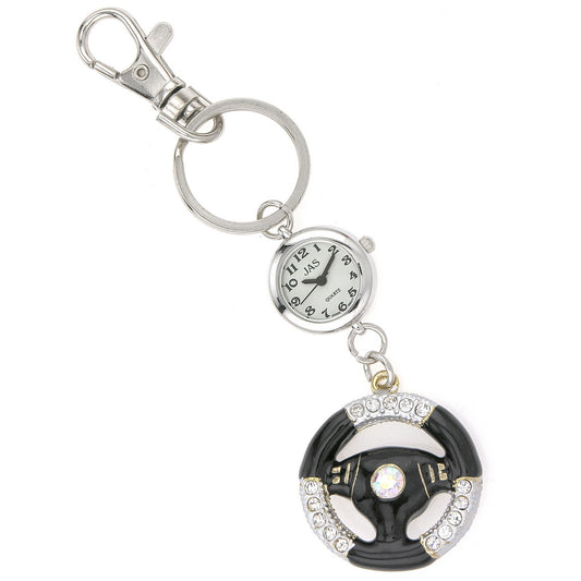 novelty fob watch - steering wheel