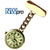 NW-Pro Lapel Nurse Watch - Large Glow-in-the-Dark  Dial - Water Resistant - Chained - Gold Tone