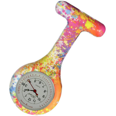 Silicone Pin-on Nurse Watch - Pattern - Base 30 Dial