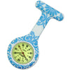 Silicone Pin-on Nurse Watch - Brocade - Luminescent Dial