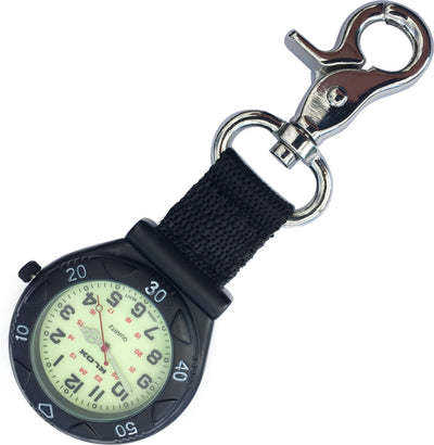 Clip-on Watch with Nylon Strap - KLOX with Lumo Dial