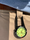 Clip-on Carabiner Watch - Luminescent Dial