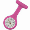 Silicone Pin-on Nurse Watch - Sweeping White Dial