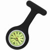 Silicone Pin-on Nurse Watch - Sweeping Luminescent Dial