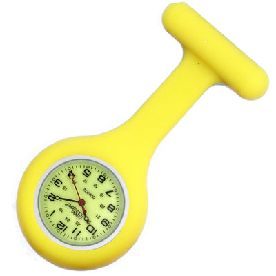 Silicone Pin-on Nurse Watch - Luminescent Dial