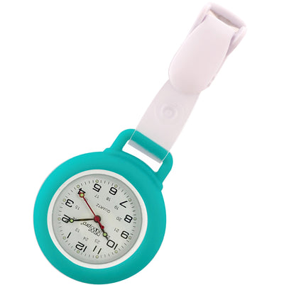 Clip-on Nurse Watch - Sweeping White Dial