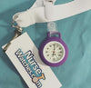 Clip-on Nurse Watch - White Dial