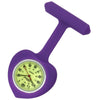 Heart Silicone Pin-On Nurse Watch - Sweeping Luminescent Dial