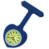 Heart Silicone Pin-On Nurse Watch - Sweeping Luminescent Dial