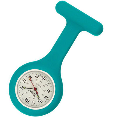 Silicone Pin-on Nurse Watch - Non-Glass Dial
