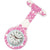 Silicone Pin-on Nurse Watch - Brocade - White Dial