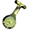 Silicone Pin-on Nurse Watch - Pattern - Sweeping Luminescent Dial