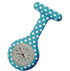 Silicone Pin-on Nurse Watch - Polka Dot - Base 30 Dial