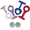 Nurses Lapel Watch Silicone (Infection Control) 4 Pack - Red, White & Blue Collection